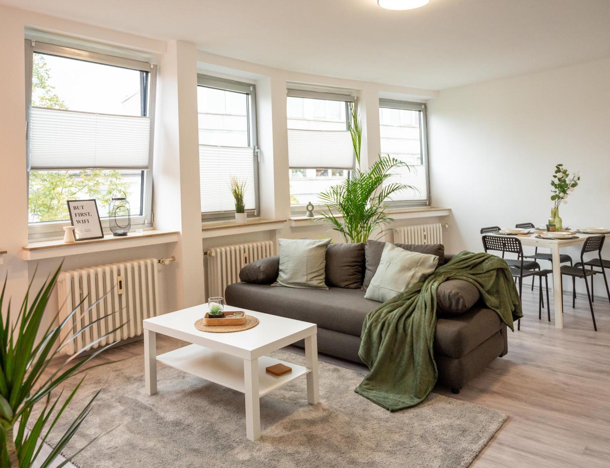 Stilvolles Apartment Im Essener Stadtkern Exterior foto